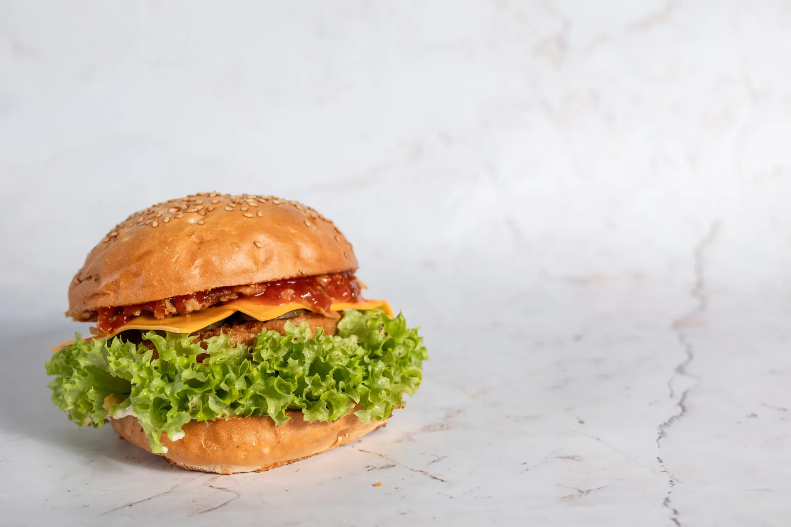Deluxe Burger vegetariánsky