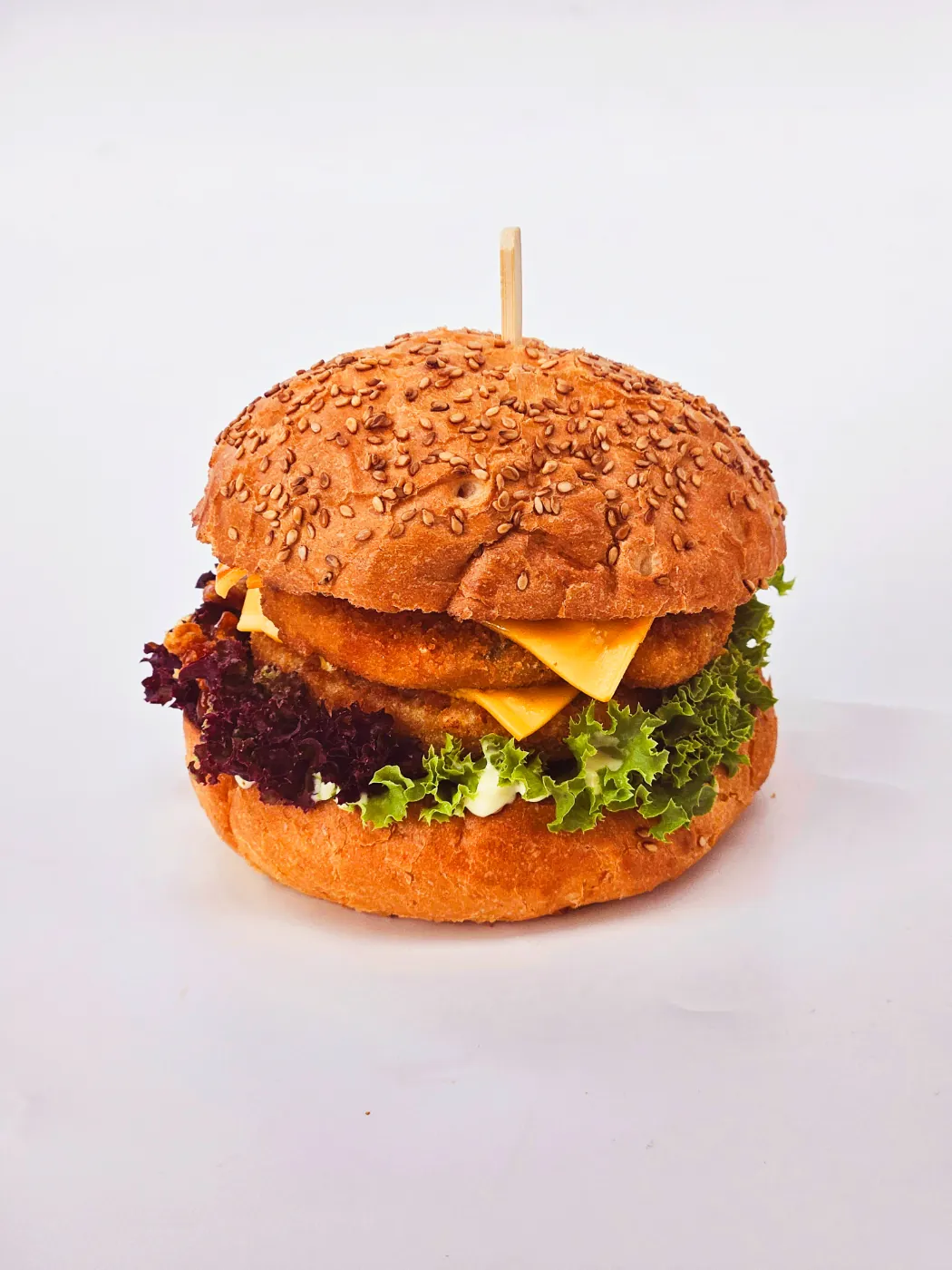 Chicken burger double